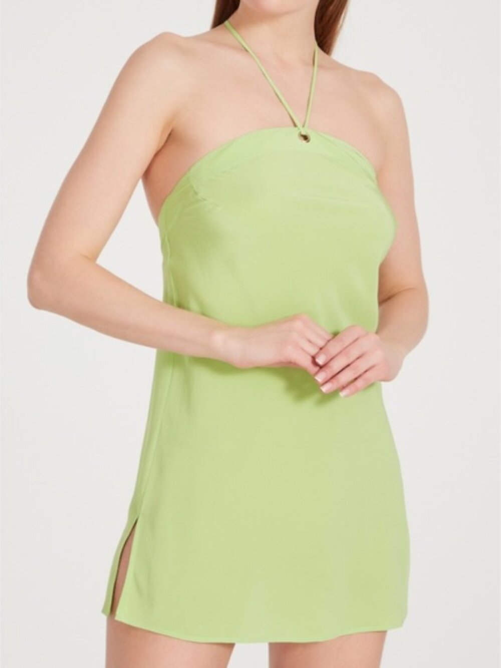 Agent Provocateur CAPRIO Cover-Up NWT Green Silk! [Z1]